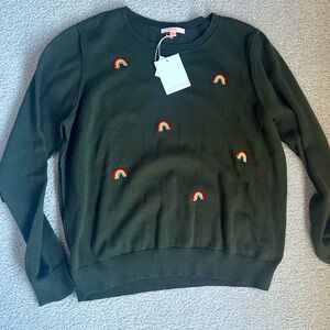 NWT Lisa Todd “Over the Rainbow” sweater size L